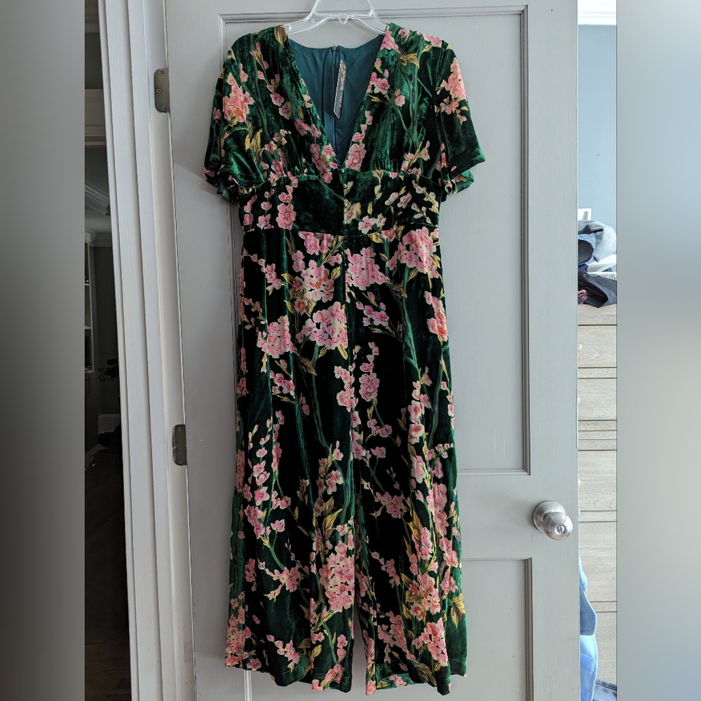 Retro Floral Jumpsuit